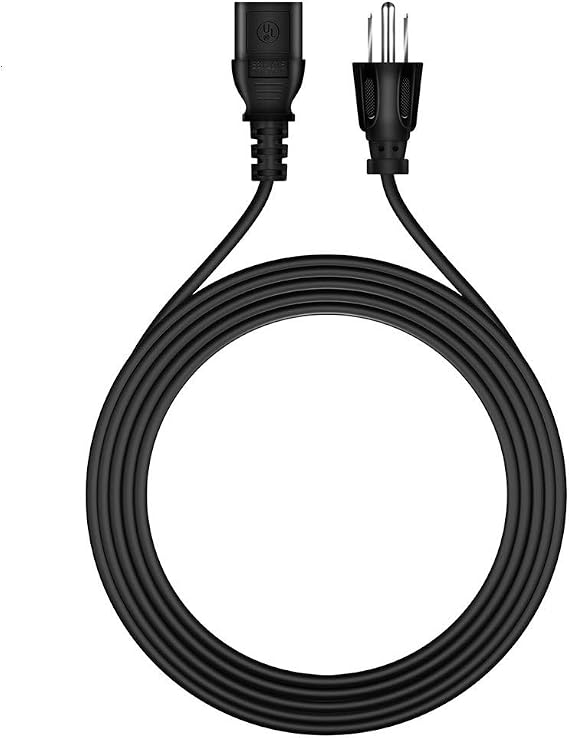 AC Power Cable Compatible with Denon DJ SC5000 Prime DJ Media Player 7 Multi-Touch Display