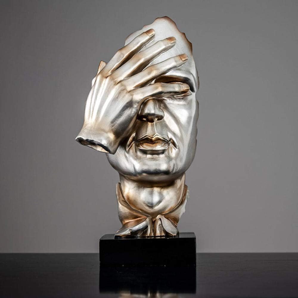 彫刻llsjfバスト手作り装飾クラフト樹脂本棚装飾装飾