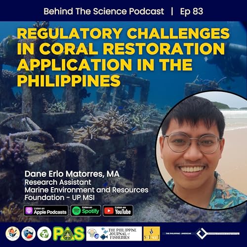 Ep83 - Regulatory challenges in coral restoration application in the Philippines Podcast Por arte de portada
