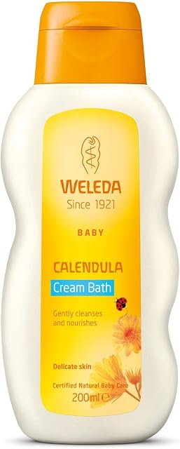 Weleda Baby Calendula Cream Bath, 200 ml