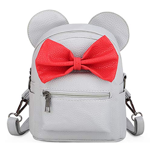 Moonlitt Cute Princess Cartoon Mouse Bow Traveling Theme Park Backpack Casual School Bookbag