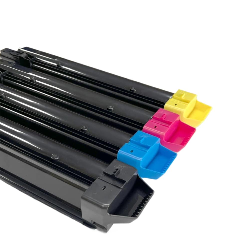 Tangerine Cartucho de Tóner Compatible con TK8328 para Impresora 2551ci Pack de 4 Colores