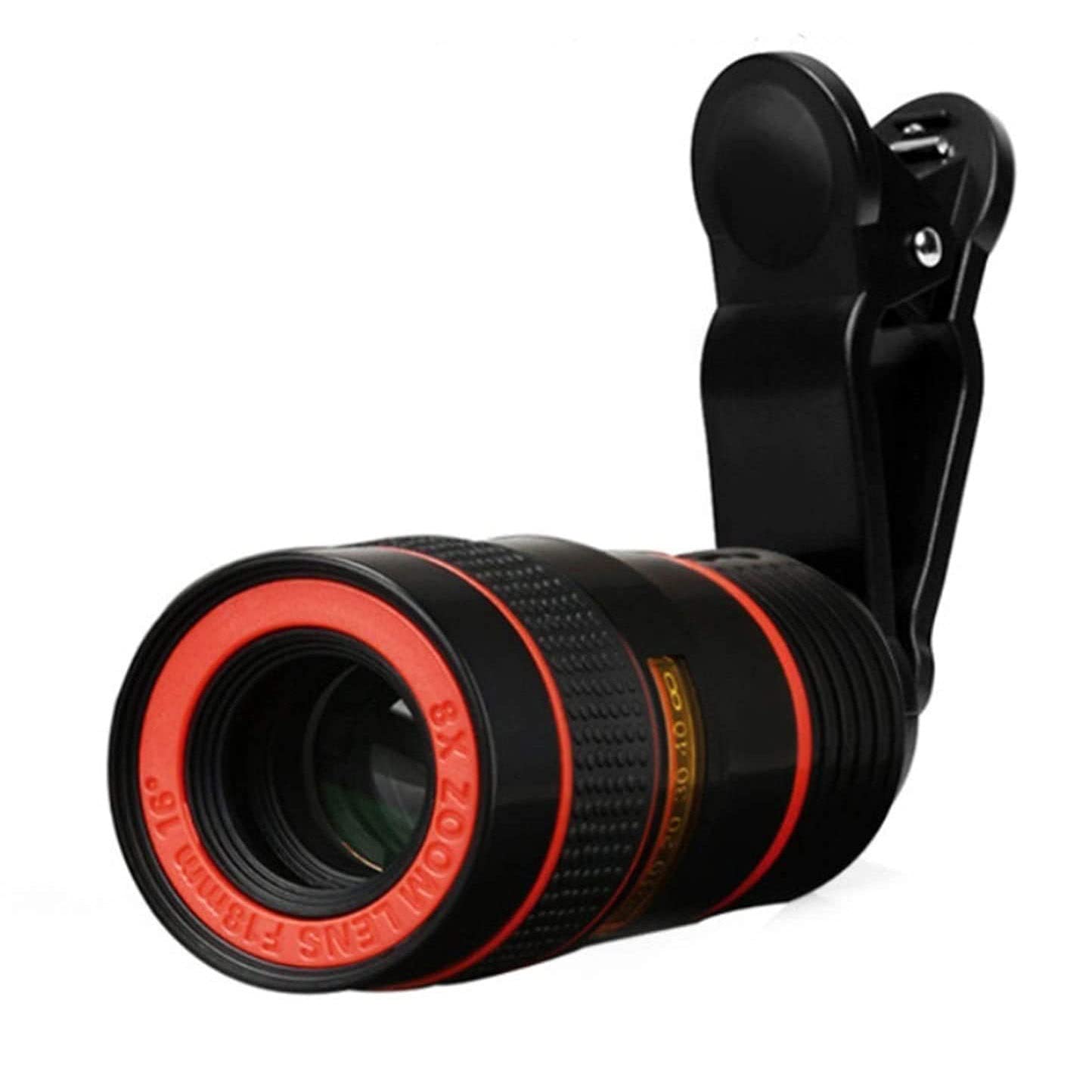 Lente per fotocamera del telefono, la lente del telefono Il prodotto universale può fornire clip zoom ottico HD 12X sui kit per lenti del telefono cellulare compatibili con la maggior parte d