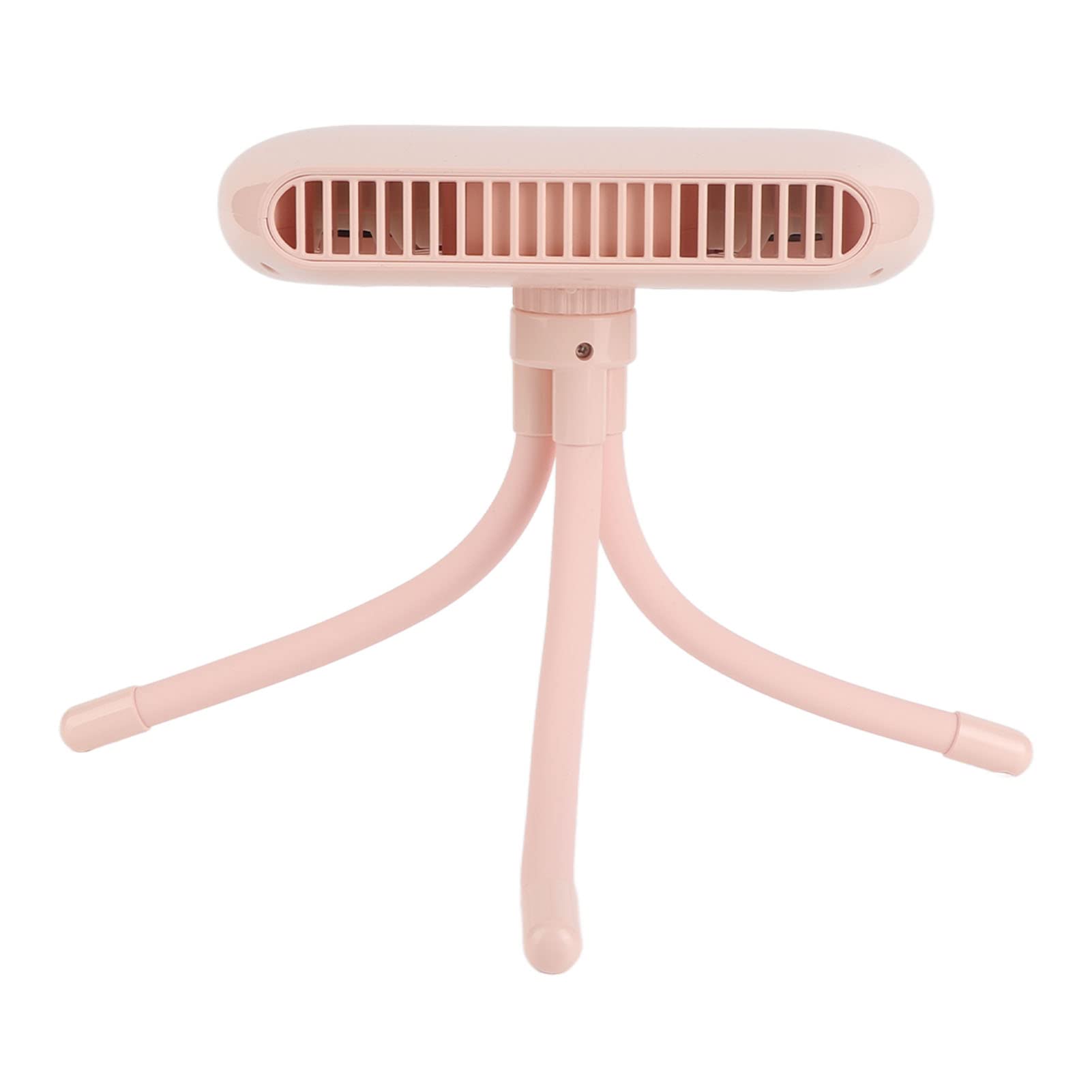 Ventilador para Cochecito sin Aspas, Ventilador Portátil para bebé, Miniventilador de Mano, de Pulpo Silencioso Recargable por USB de 4 Velocidades con Caja Repelente