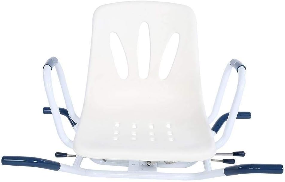 Commode chair HLR Rotating Bath Seat, Shower Stool 360 Degree Adjustable Swivel Chair for Disability Aid Elderly Shower Transfer Benchb