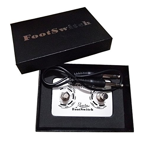 Dual Momentary External Footswitch for Drum Machine & Guitar Effects Pedal Foot Switch with 6.35mm Stereo Cable   - Thumbnail 5