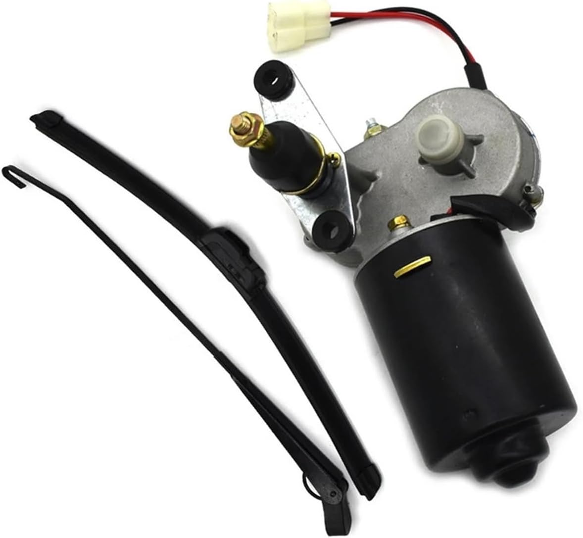 Black Wiper Motor Electric Windshield Windscreen For Fishing-Boat Caravan For Bikes And Tricycles(1xWiper motor)