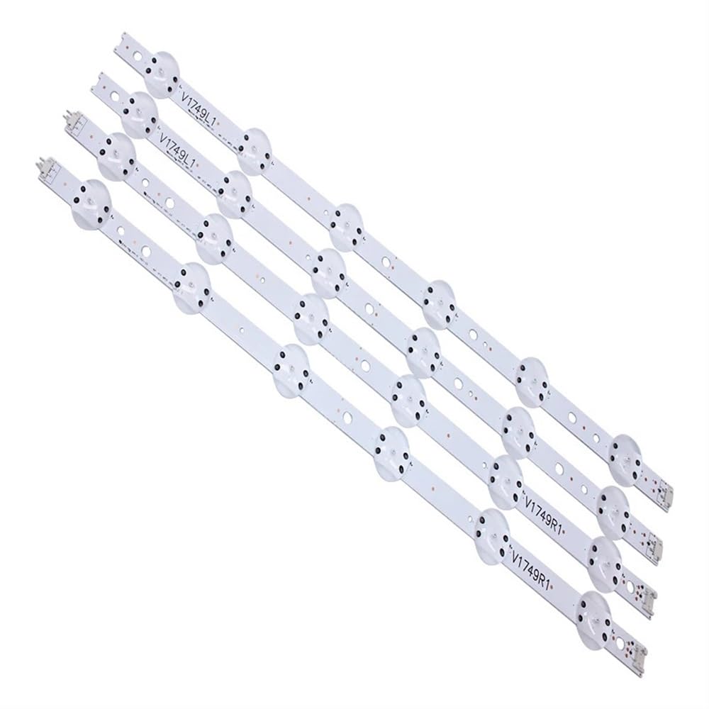 TVAAGHBCBR 4 PCS/set LED Strip Compatible With LG 49UV340C 49UJ6565 49UJ651V 49UJ670V 49UJ701V V17 49 R1 L1 ART3 2862 2863 6916L-2862A 2863A