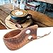 220ML Wooden Camping Cup, Tradtional Nordic Design Coffee Mug, Kuksa Cup with Lanyard, Finely Polished Coffee Mug with Handle, Heat Insulation Coffee Cup for Outdoor Hiking