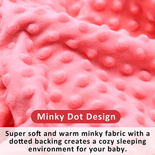 Image of Baby Blanket for Girls, Super Soft Double Layer Mink Blankets with Dotted Backing, Sun Smile Toddler Newborn Nursery Bed Blanket, You are My Sunshine Print Throw Blanket, 30 X 40 Inches