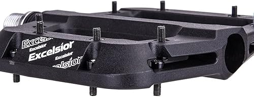 Miniatura 4 de Pedales de bicicleta MTB Pedales de bicicleta de montaña antideslizantes, plataforma de fibra de nailon, pedales planos de bicicleta de 916