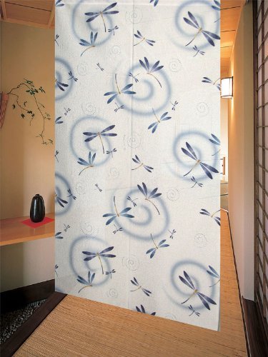 Amazon | のれん 渦巻きトンボ 幅85cm×丈150cm | NARUMI(ナルミ