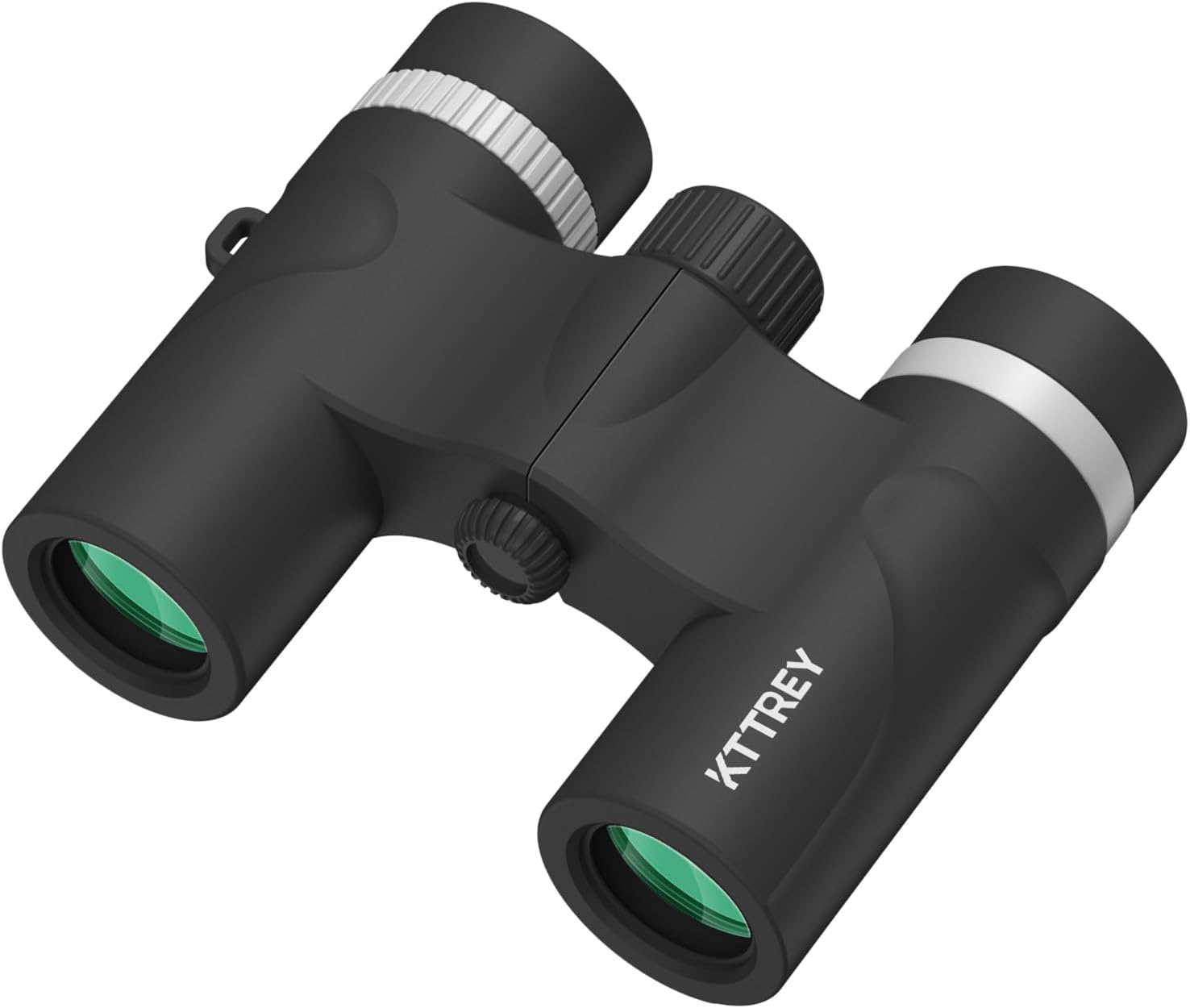8x21 Kids Binoculars - Lightweight Compact Binoculars for Children Ages 4-12, Clear Low Light Vision for Bird Watching, Camping, Concerts & Outdoor Adventures (Black)