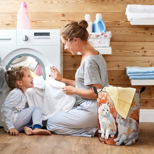 Panier à linge pour salle de bain au design circulaire - 8