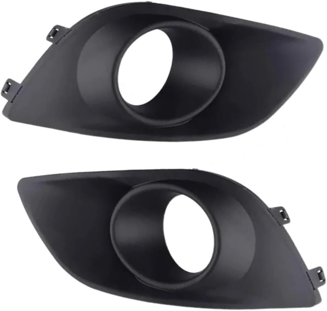 1 Pair Front Left Right Side Fog Light Bezel Frame Cover Compatible With Suzuki Swift 2011 2012 2013 2014 2015 2016 2017 Black Plastic(RH front right)