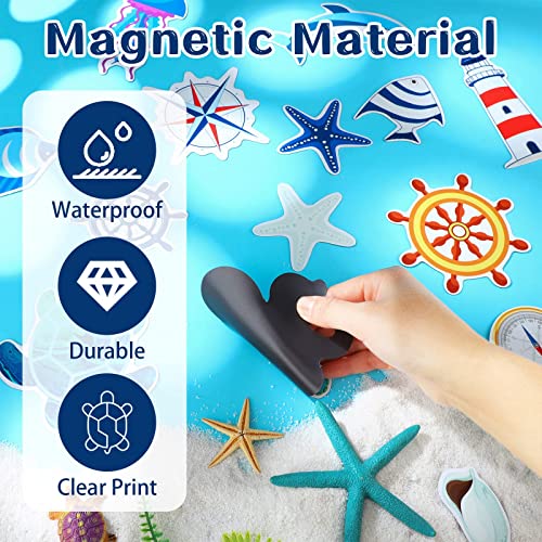 25 Pcs Turtle Car Magnets Cruise Door Magnet Flip Flop Boat Anchor Cruise Ship Decorations Magnetic Fridge Magnet Decal Life Preserver Ring Ship Steering Wheel Decorative Magnets (Cruise Style) #TOP3