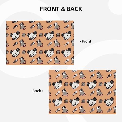 Lot de 6 sets de table en lin 45,7x30,5 cm lavables pour table - 5