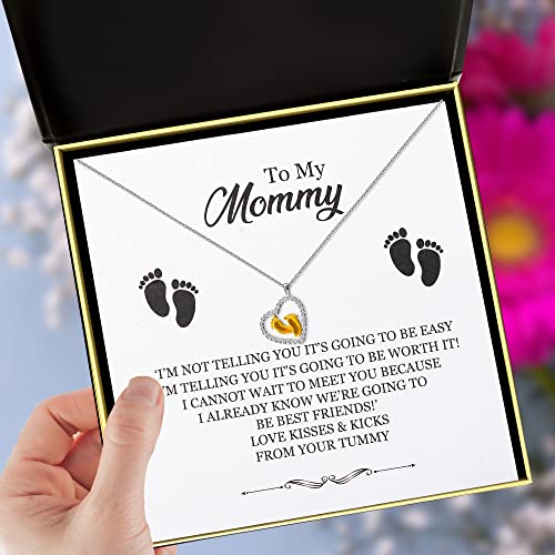 Collier pieds de bébé et cadeau pour future maman - 7