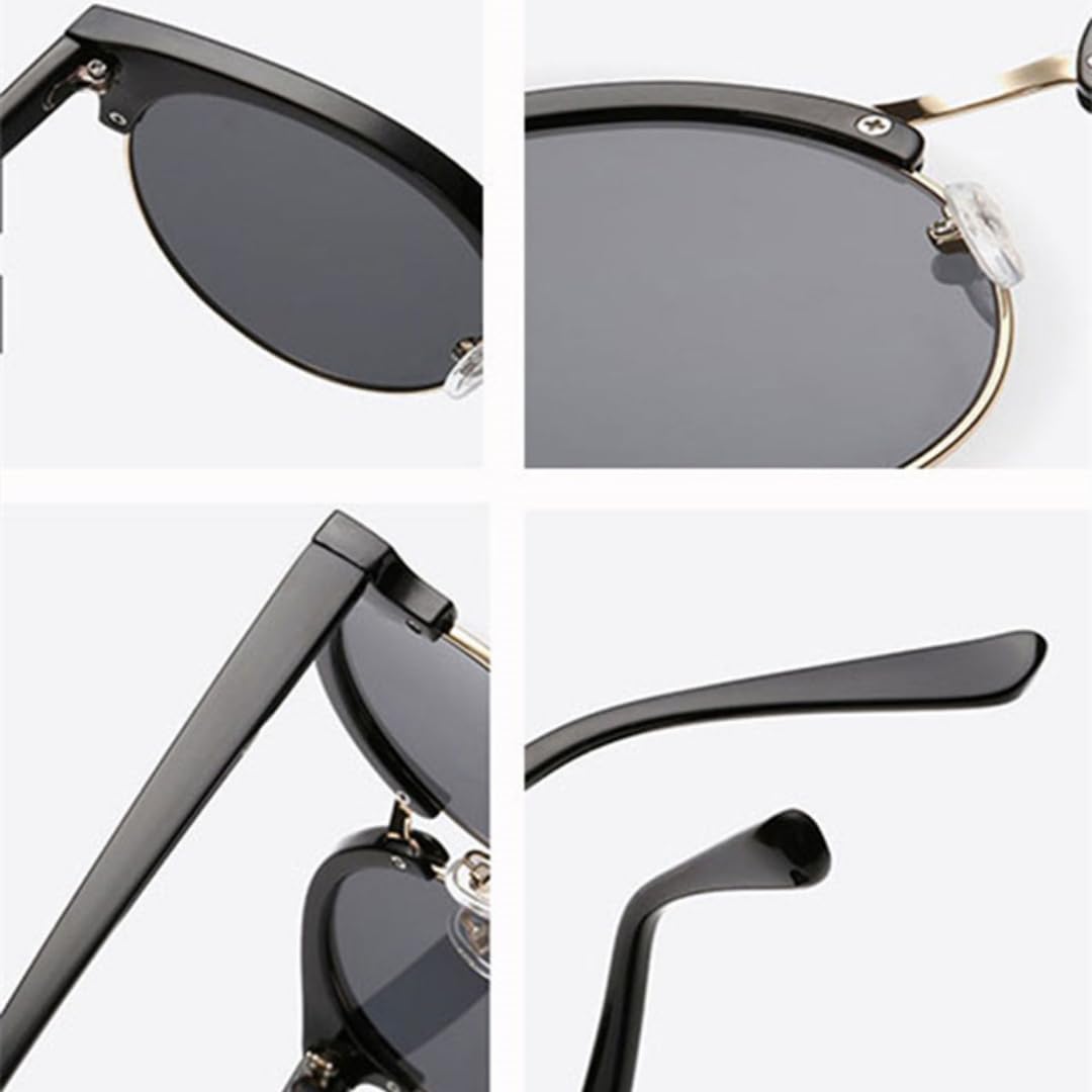 Mode Cat Eye Sonnenbrille Frauen Runde Gradienten Objektiv Luxus Vintage Uv400