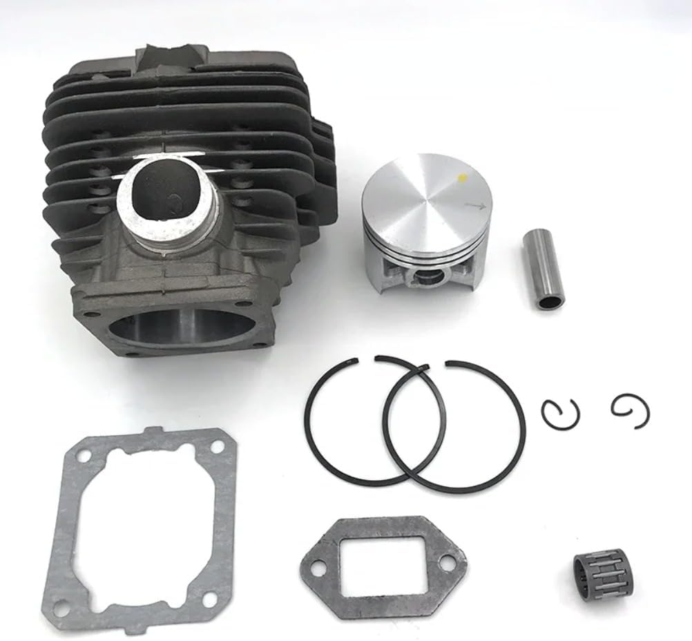 52mm Cylinder Piston Ring Pin Gasket Bearing Kit Compatible with STI. MS460 MS 046 Chainsaw Part Replace 1128 020 1221 Garden Spare Parts