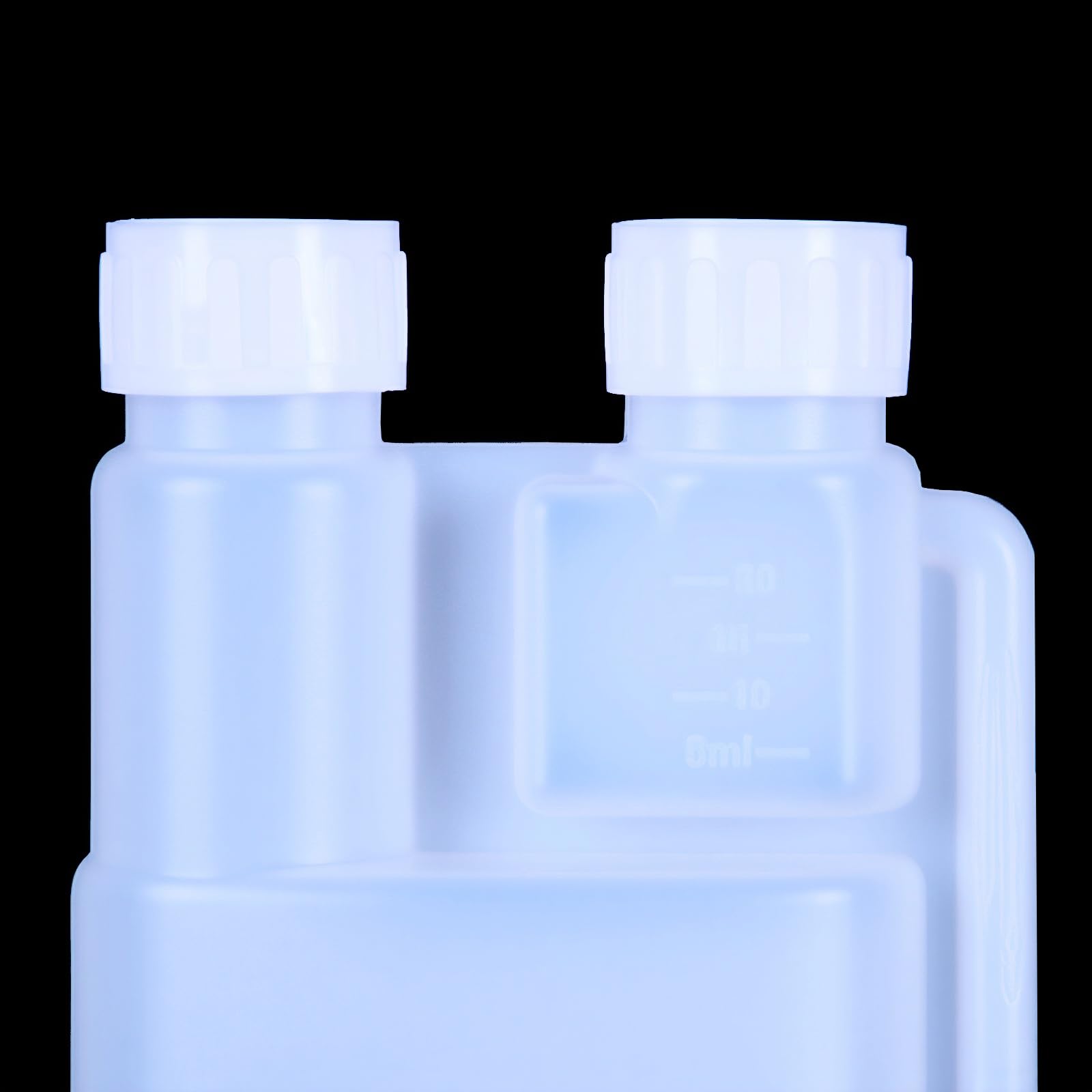 2-Pack HDPE Squeeze Dispenser Bottles with Funnel