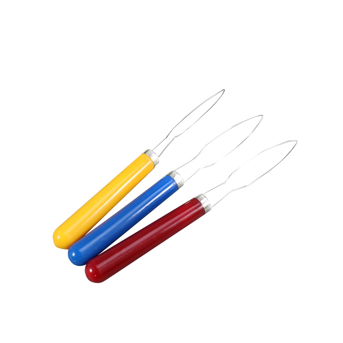 Dispositif D'Assistance Boutonnage 3 Pièces En Acier Inoxydable Avec Poignée En Bois Confortable - Aide Pratique Pour Boutons De Chemise Et Manteau Portable Pour Usage Quotidien