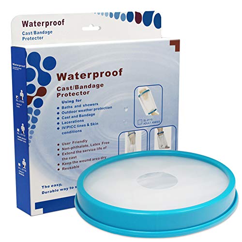 Ziqing Waterproof Cast Cover For Leg Full Protector Cover Soft Durable Pvc Leg Cast Cover For Shower/Bath/Swim (Adult Full Leg 41'') #TOP6