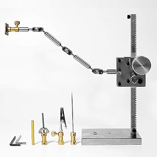 Stop Motion Bracket, Armature Rigging System with 5 Heads, 26cm High Lifting Bracket, Arm Length 25cm, Stainless Steel Material, for Figures, Clay Figurines