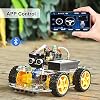 OSOYOO Robot Car Starter Kit for Arduino | STEM Remote Controlled App Educational Motorized Robotics for Building Programming Learning How to Code | IOT Mechanical DIY Coding for Teens Adults