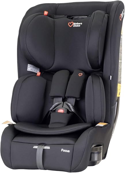 Mother's Choice Focus: The Ultimate Forward-Facing Harnessed Car Seat for 6 Months to 8 Years - Secure, Comfortable, and Conveniently Adjustable - 1
