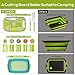 Camping Cutting Board, HI NINGER Collapsible Chopping Board with Colander, 9-In-1 Multi Chopping Board Kitchen Vegetable Washing Basket for Camping,Camping Gifts Camping Accessories for RV Campers
