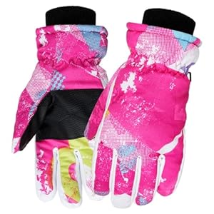 Deskium Thermo-Skihandschuhe Kinder Pink