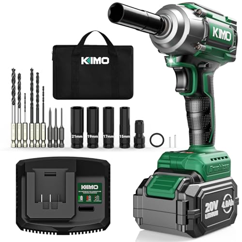 【2025新型】KIMO 電動インパクトレンチ タイヤ交換...