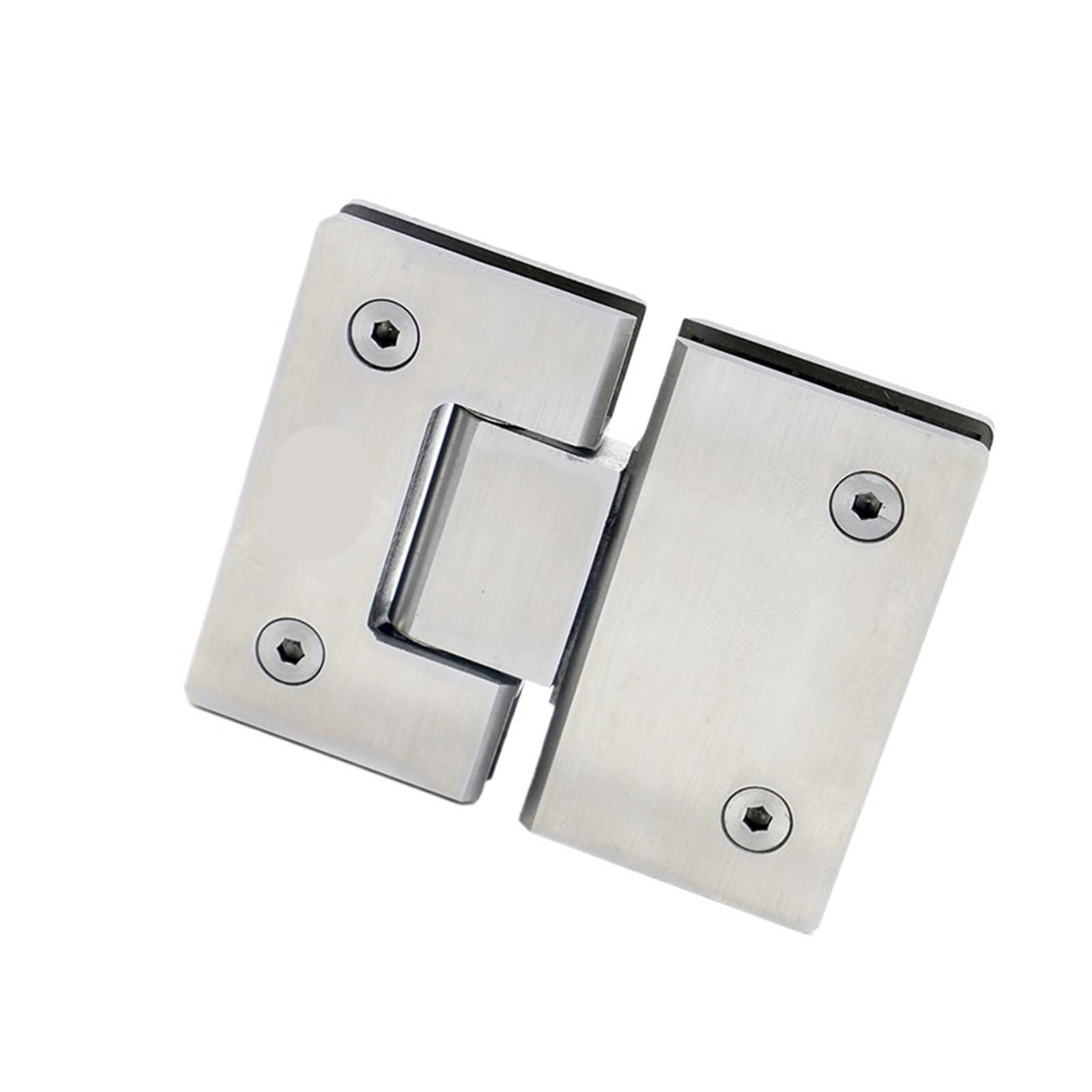 4904 Bisagra de 180 grados abierta acero inoxidable 304 | Bisagras de puerta de ducha de vidrio de montaje en pared for herrajes de muebles de baño caseros