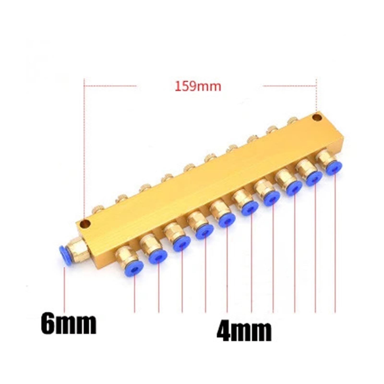 10 Way Adjustable Separator Manifold Block Quick to