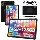 For Hasskya K90 / Rebecco K90 / Naktoce K90 ケース 12 インチ タブレット 保護カバー RUIXH シリコン素材 落下防止 滑り止め 耐摩耗性 防水 防塵 お手入れ簡単 保護カバー 軽量 360°回転ブラケット機能 ペンスロットデザイン ショルダーストラップとスタイラスが付属しています タブレット 保護ケース (ブラック)
