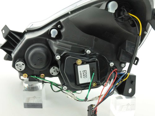 Phares Daylight FK Automotive de type bloc optique avant complet look chrome