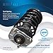 Detroit Axle - Front Struts Sway Bars for 01-09 Volvo S60, 01-07 V70, 99-06 S80, Complete Struts with Coil Spring Sway Bar Links 2001 2002 2003 2004 2005 2006 Replacement Suspension Struts Shocks