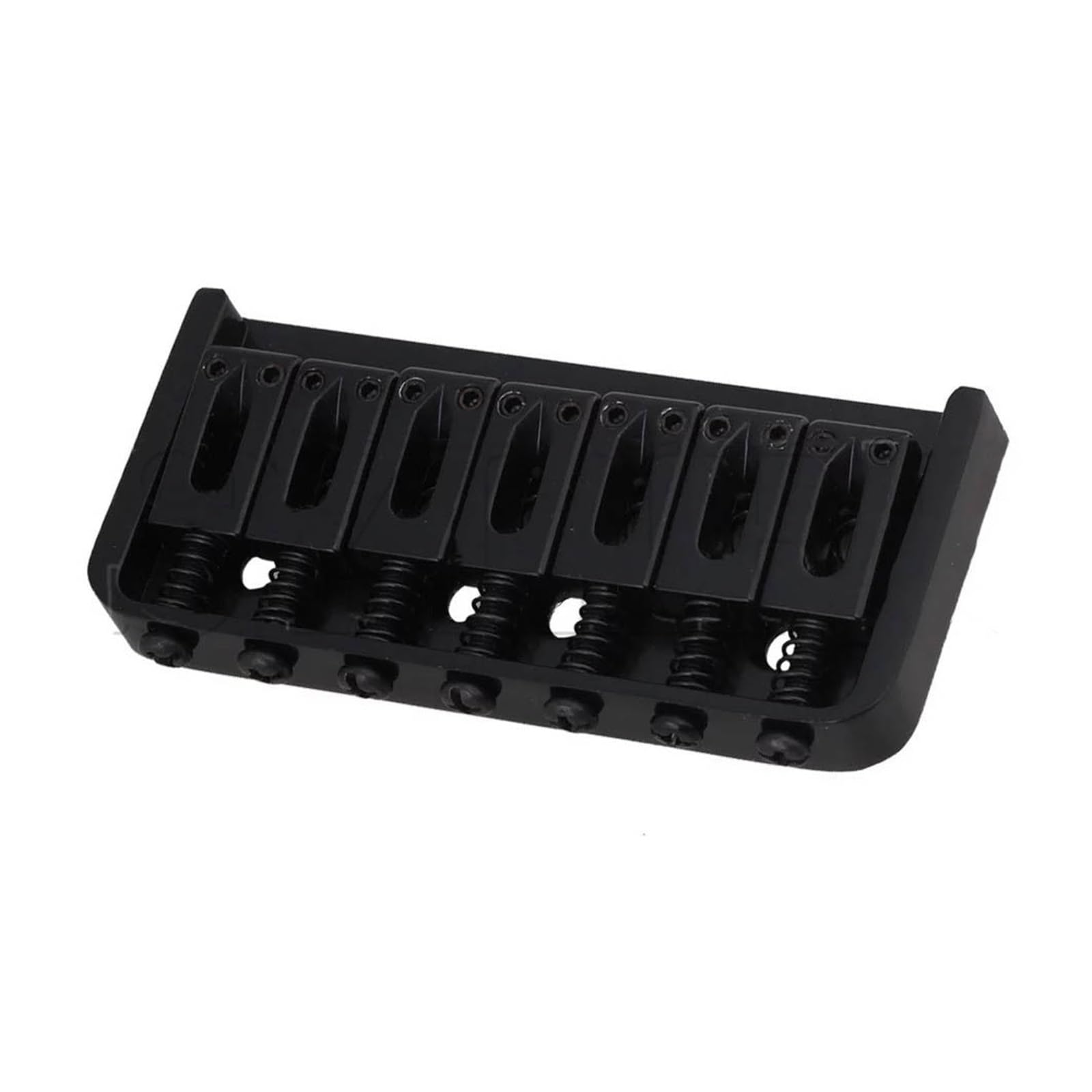 Electric Guitar Bridge Replacement 83mm Length Fixed Bridge for 7 String Electric Guitar Replacement Black