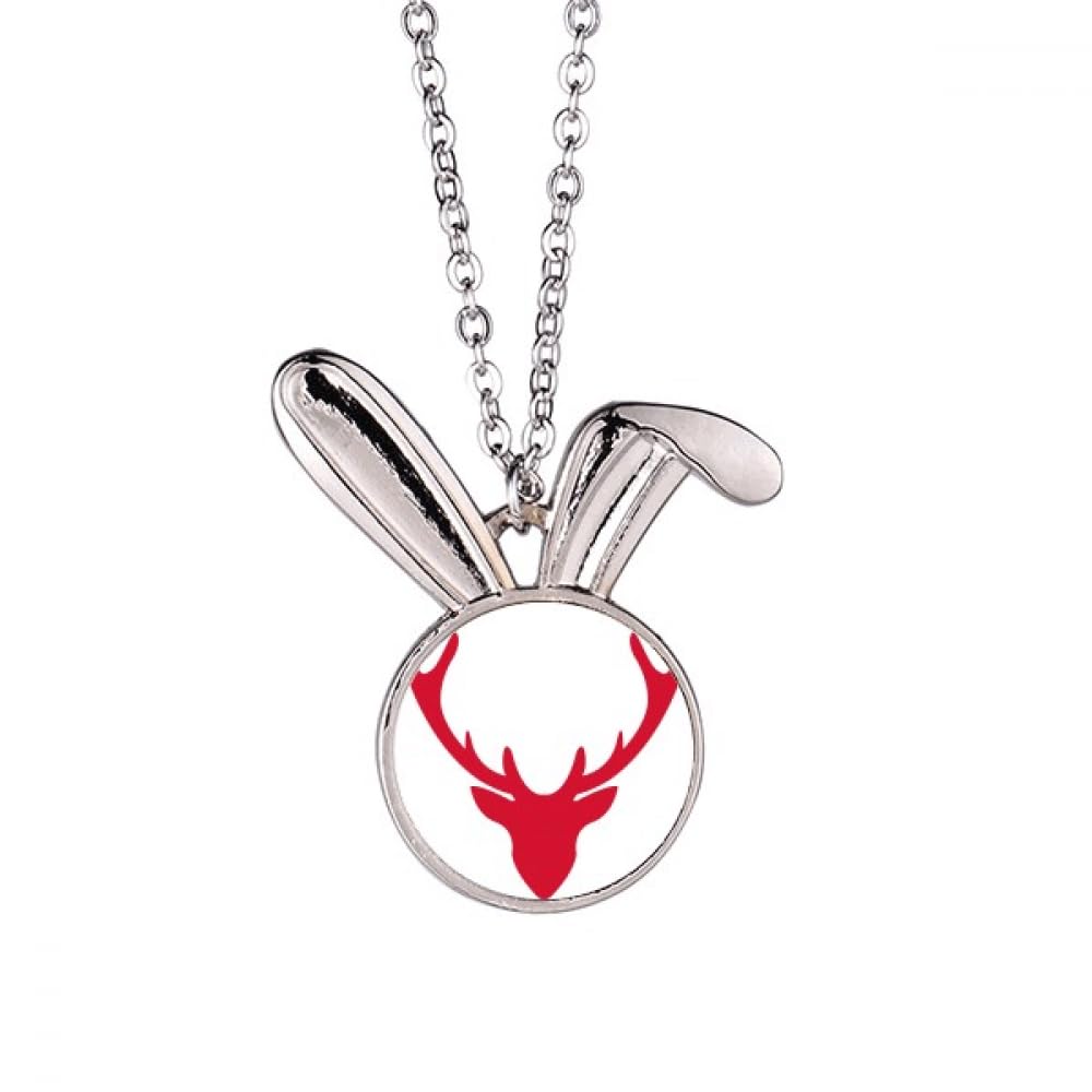 Collier lapin élan rouge le cadeau idéal pour surprendre un proche - 5