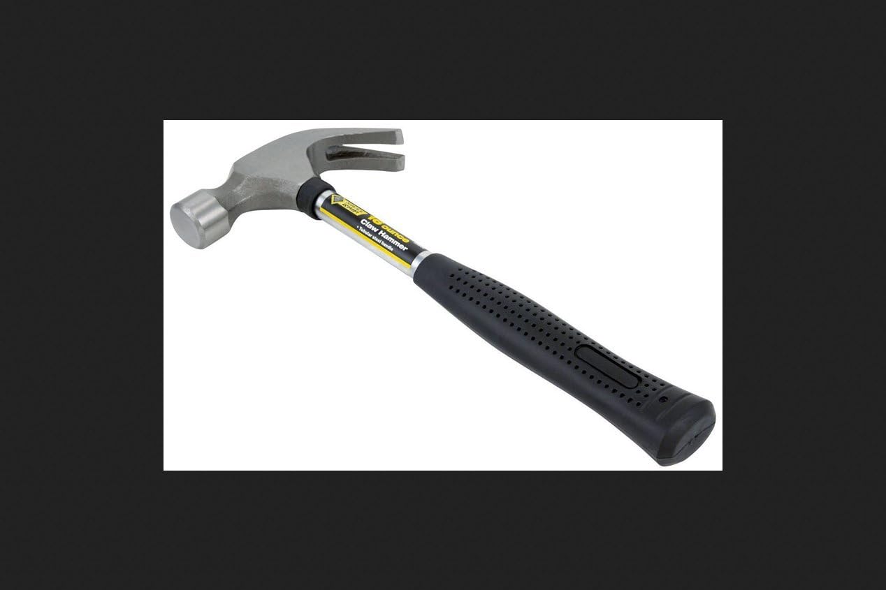 16 oz. Claw Hammer Forged Steel Head Steel Handle 12 in. L