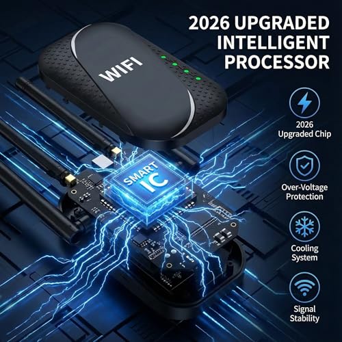 Image of GT300 WiFi Extender 300Mbps, WiFi RangeExtender & Booster with 4 High-Gain Antennas, 2.4GHzSignal Repeater with Ethernet Port, Covers Up to 50Devices, Easy Setup for Home