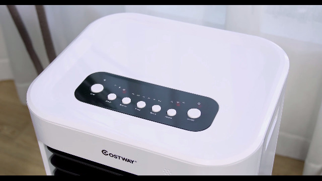 COSTWAY Evaporative Cooler And Heater, 5-in-1 Portable Air Cooler