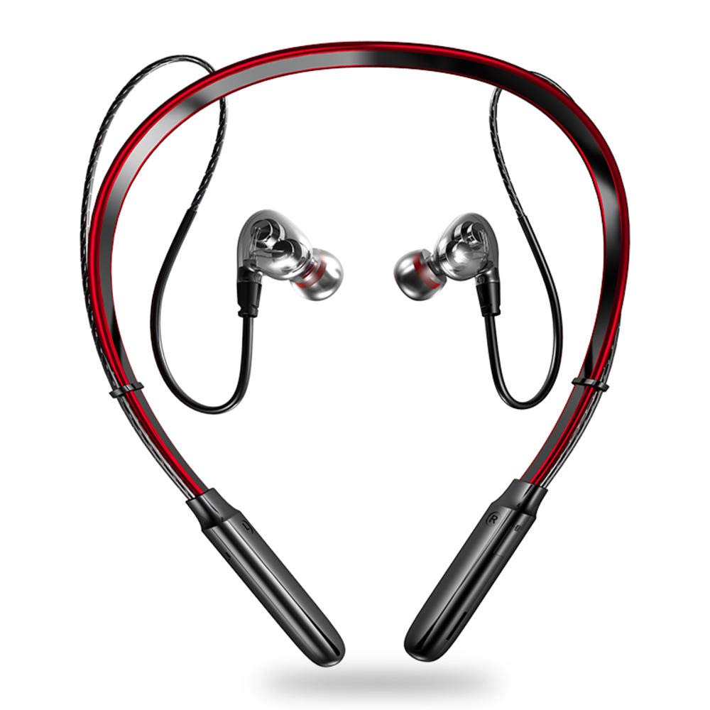 Najnowszy bezprzewodowy zestaw słuchawkowy Bluetooth V5.0 3D stereofoniczny zestaw słuchawkowy z pałąkiem na kark sportowe słuchawki douszne basowe słuchawki douszne z mikrofonem na wszystkie telefony