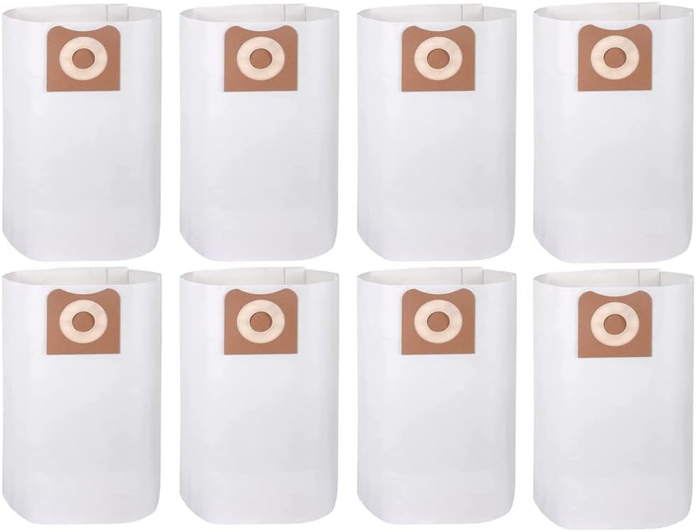 8pcs Vacuum Cleaner Dust Collector Bag Compatible for Ridgid Vf3502 12-16 Gallon Vacuum Cleaner Accessories