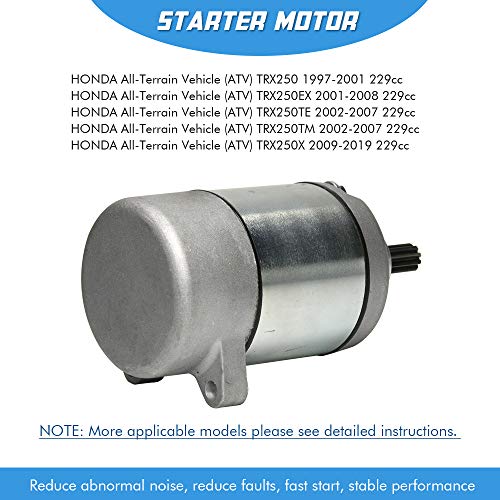 image for A ABIGAIL Starter Motor Replacement for Honda ATV TRX250 TRX250EX TRX2