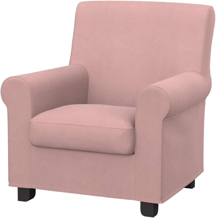 Soferia Replacement Compatible Cover for Gronlid Armchair, Fabric Majestic Velvet Blush Pink