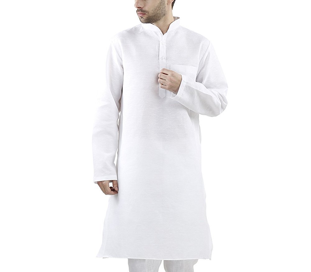 royal kurta Men's Linen Casual Long Comfortable Kurta-picture-38