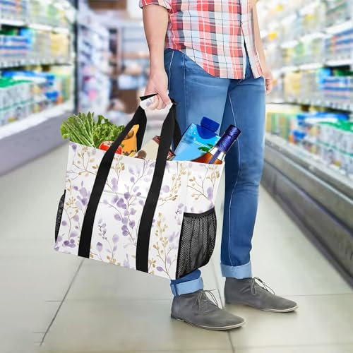 Sac de plage d'exception en toile imperméable de qualité supérieure imprimé fleurs - 3