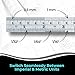 6 Inch Metal Ruler Bulk Set - 10-Pack of Compact 6 Inch / 15cm Stainless Steel Rulers - Precise Edge-Starting Imperial & Metric Measurements - Essential for Classrooms, Workshops, and Offices